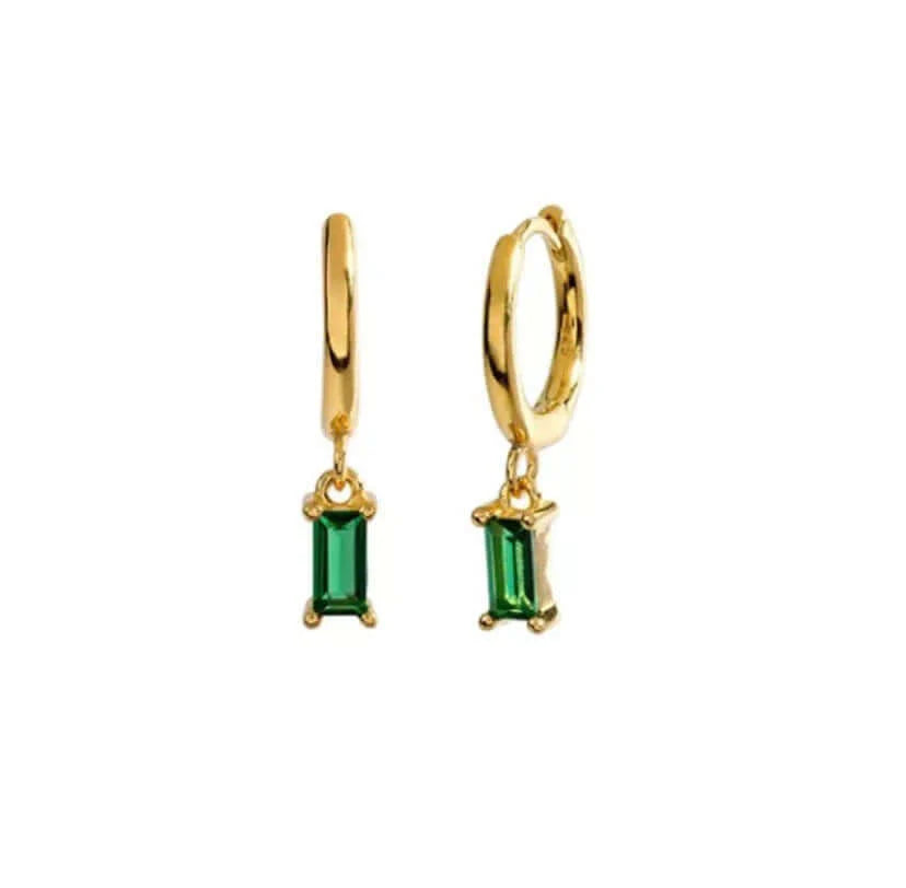 Oorbellen - Classic Drop Green