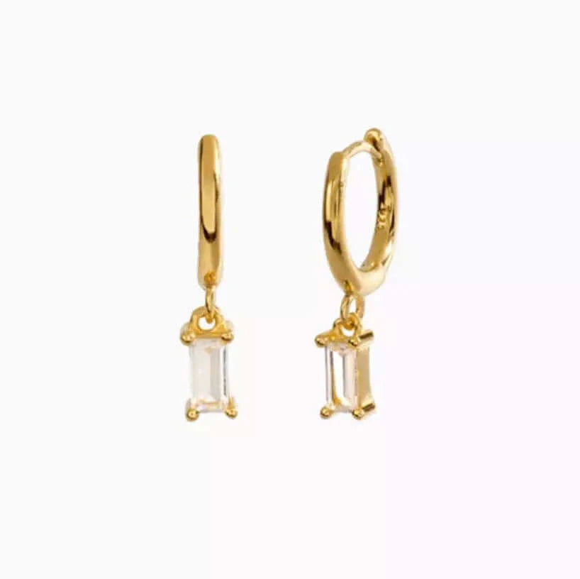 Oorbellen - Classic Drop White