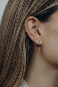 Oorbellen - Classic Drop White