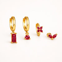 Oorbellenset - Perfect Earparty Ruby Rose
