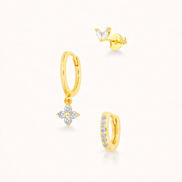 Oorbellenset - New Perspective White