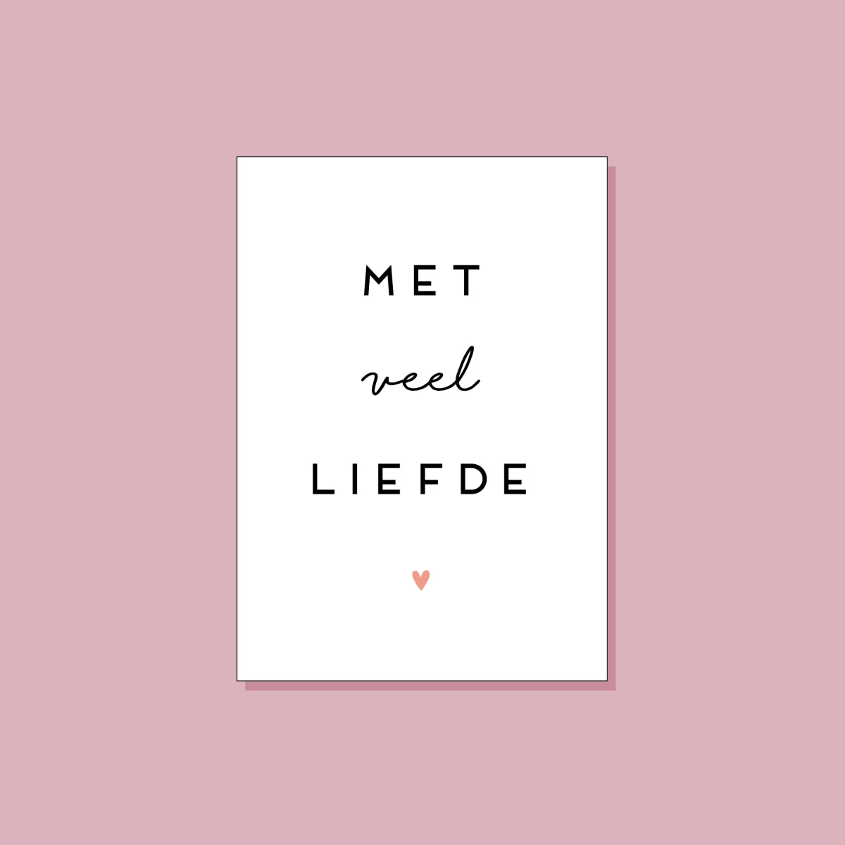 Met veel liefde