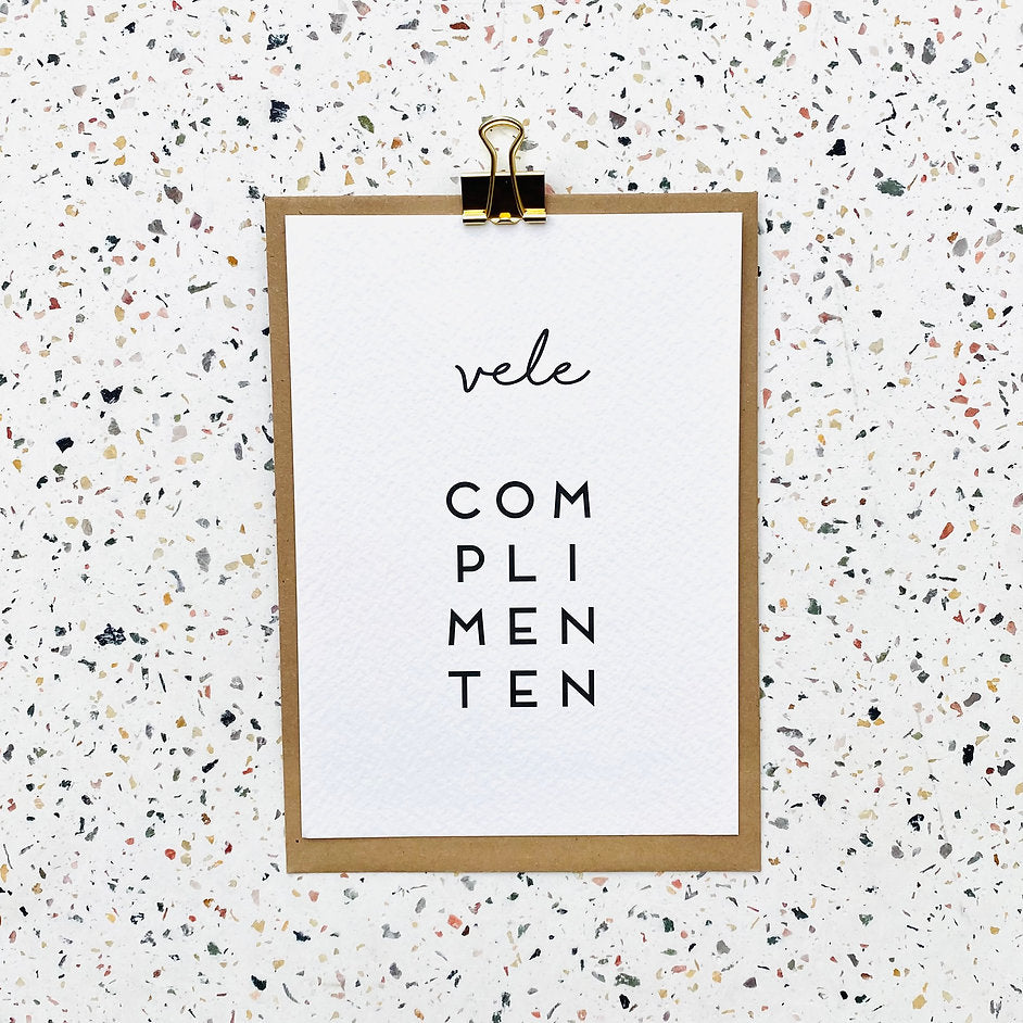 Vele complimenten