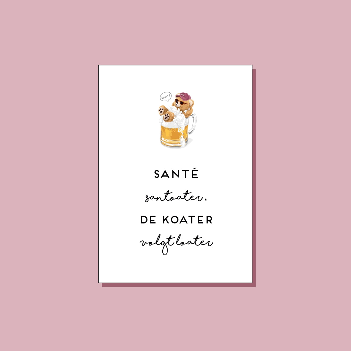 Santé santoater, de koater volgt loater