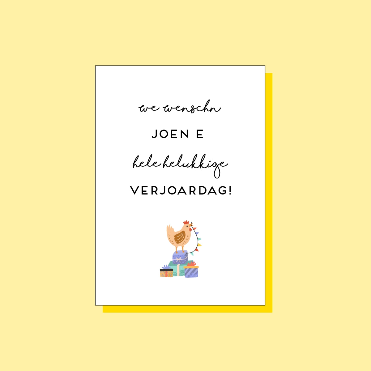 We wenschn joen e hele hellukige verjoardag!