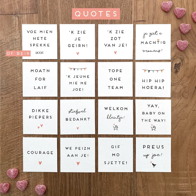 Snoepdoosje - vierkant 320 g