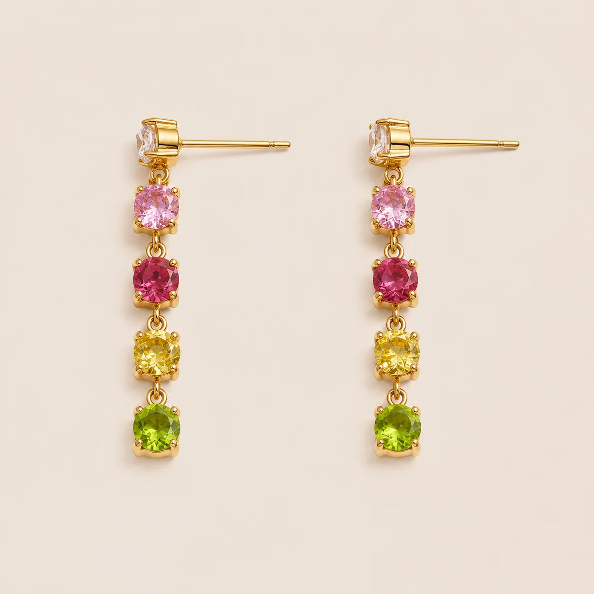 Oorbellen - Fringe multicolor