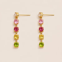Oorbellen - Fringe multicolor
