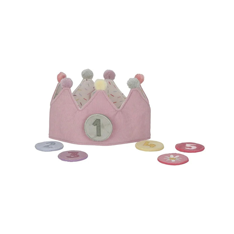 Verjaardagskroon - roze