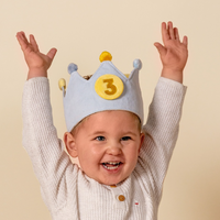 Verjaardagskroon - blauw