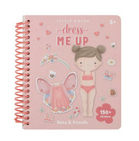 Aankleed- en stickerboek Rosa & Friends