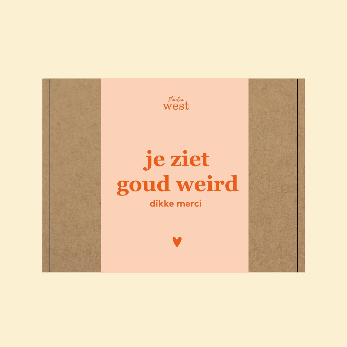 Cadeaubox - Je ziet goud weird