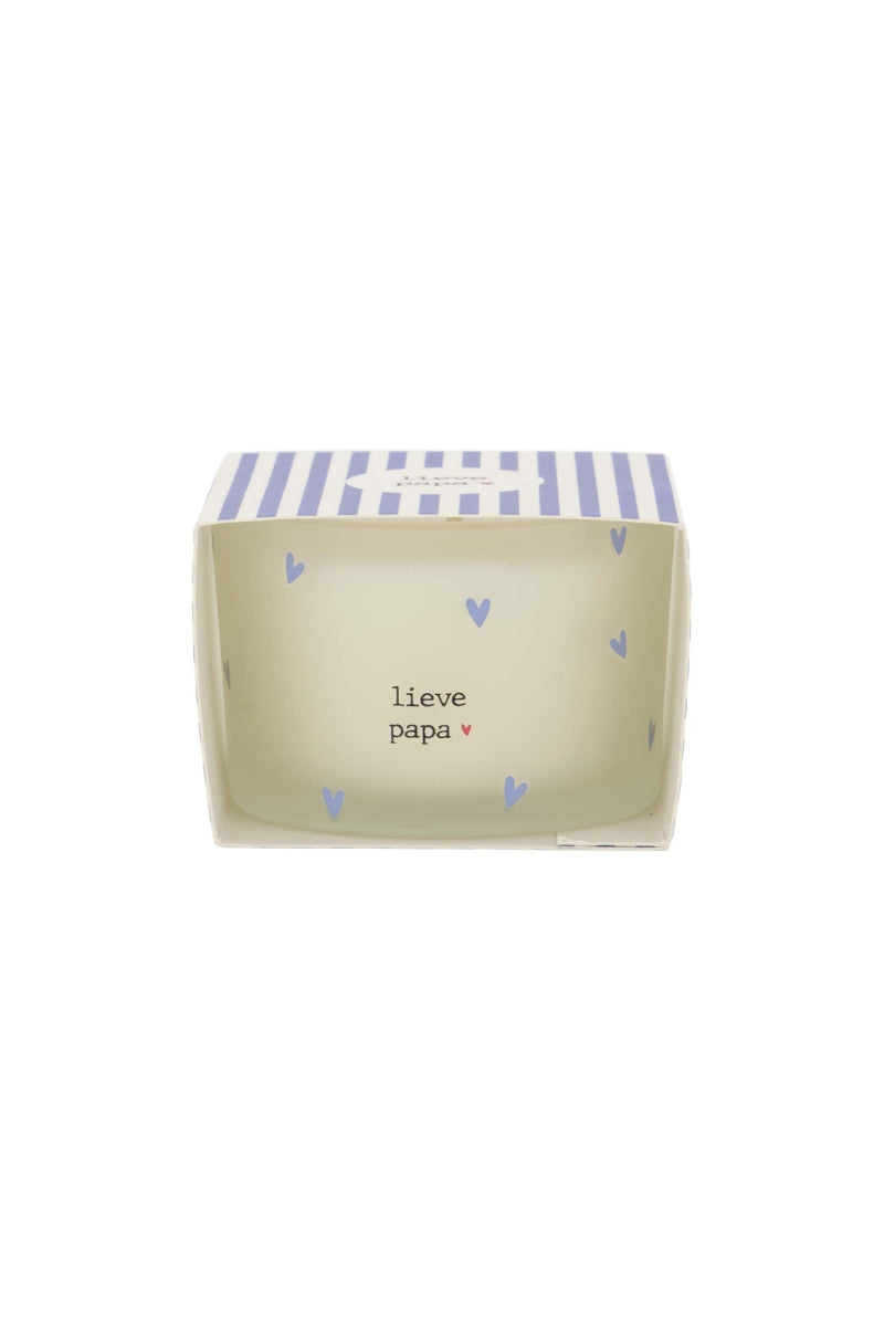 Geurkaars in wikkel - 'lieve papa'