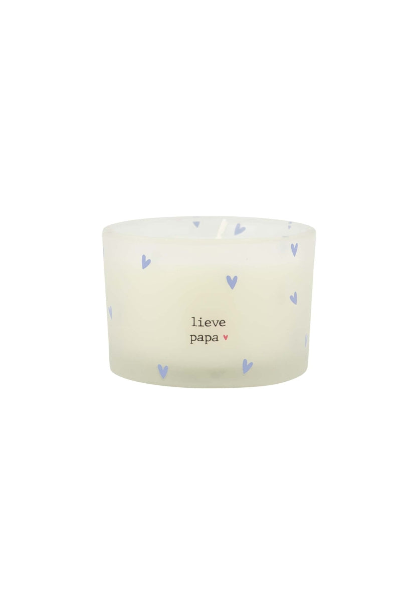 Geurkaars in wikkel - 'lieve papa'