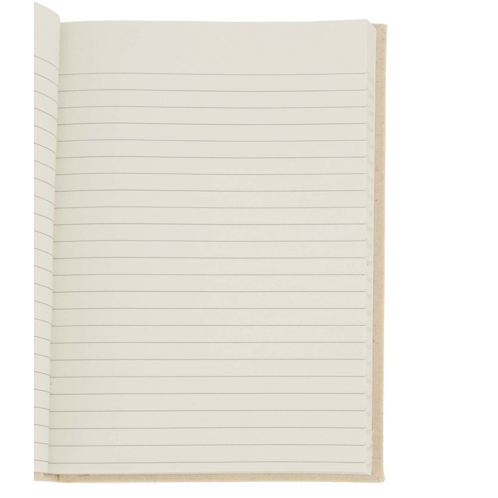 Notitieboek linnen hartjes