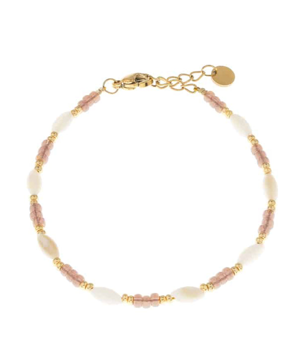Armband - white drop