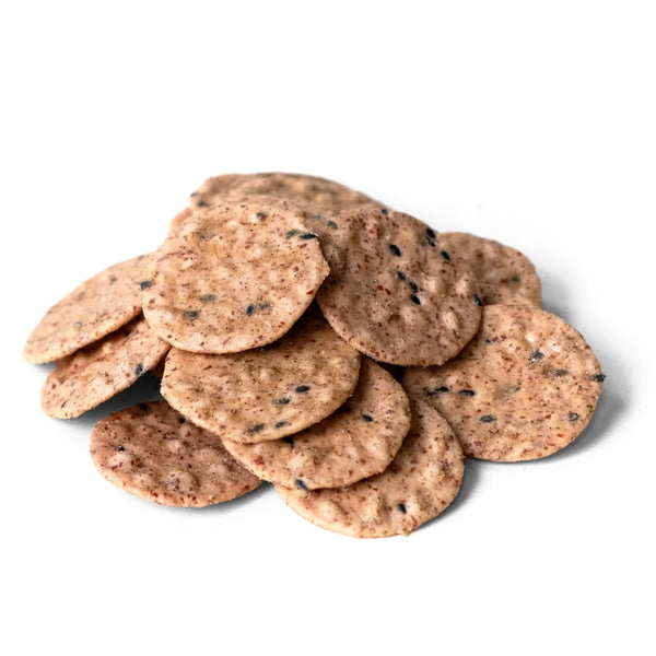 Black pepper crackers