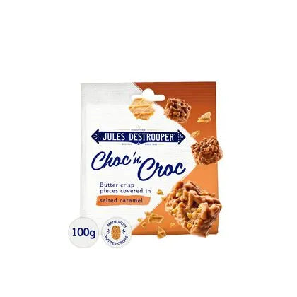 Choc 'n croc met salted caramel