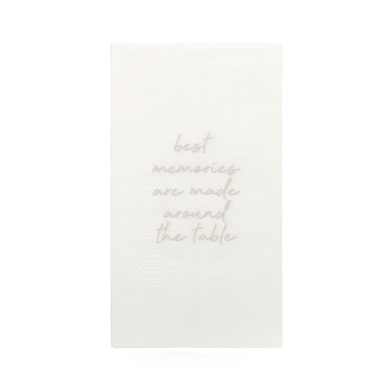 Servetten 'best memories are made ..'