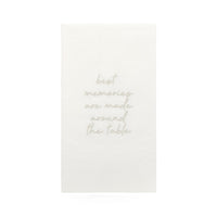Servetten 'best memories are made ..'