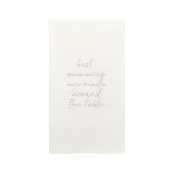Servetten 'best memories are made ..'