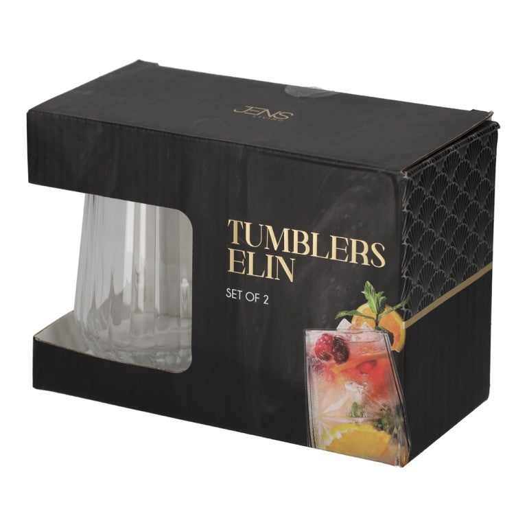 Set glazen - Tumblers Elin