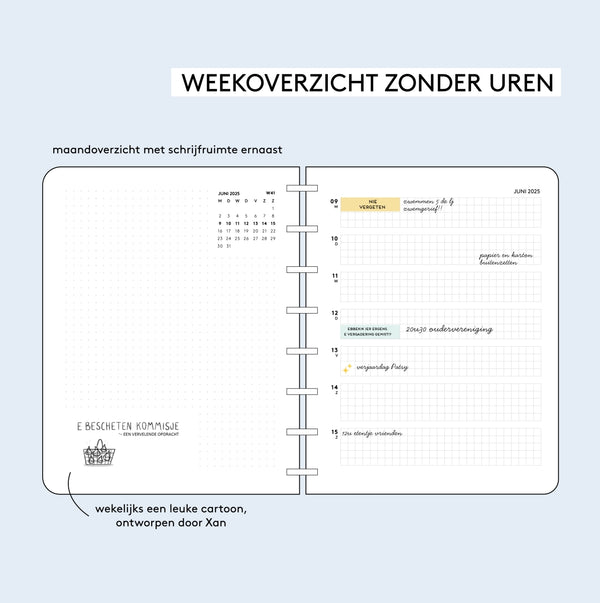 Schoolagenda Plan-da 25-26 - indeling zonder uur
