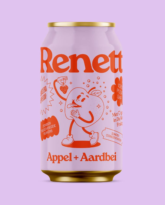 Renett - appel + aardbei