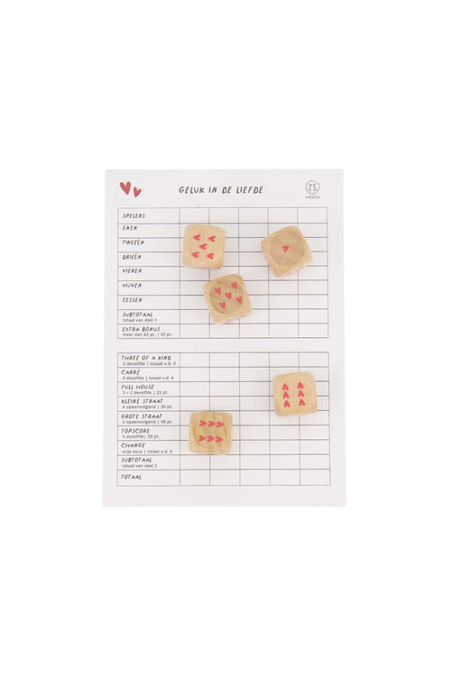 Spelletje Yahtzee