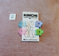 4 bloemenspeldjes Kimchi