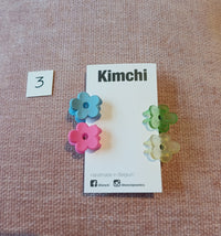 4 bloemenspeldjes Kimchi