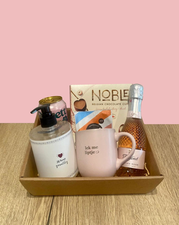 Bedankingsbox Mimokke roze