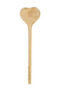 Lepel hout hartvorm