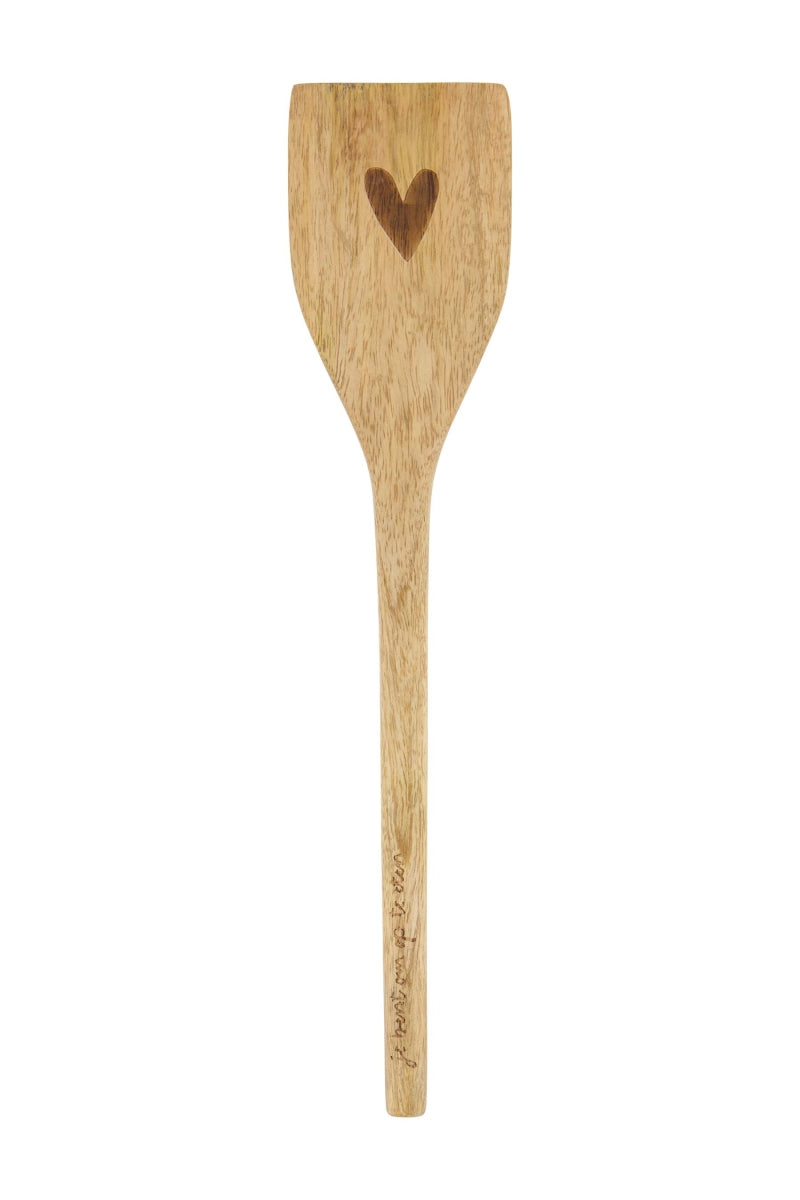Spatel hout hartje