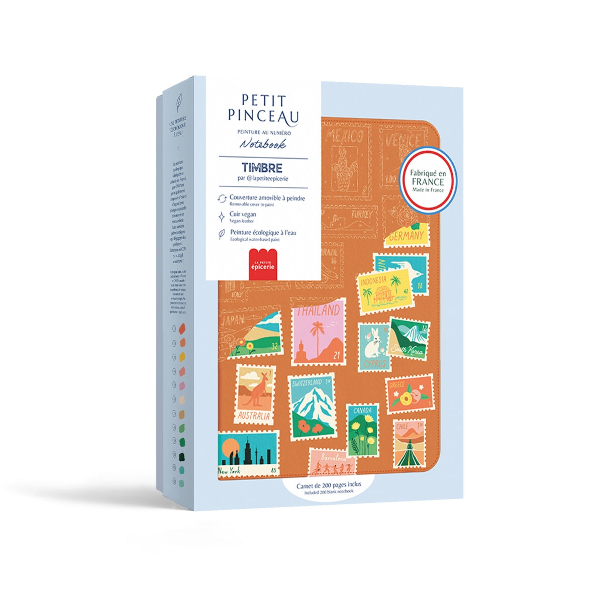 Schilderen op nummer - notitieboek travelbook