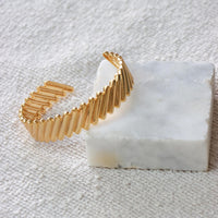 Armband - golden twist bangle gold