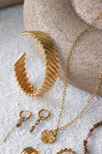 Armband - golden twist bangle gold