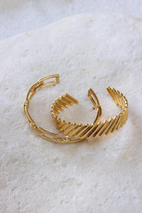 Armband - golden twist bangle gold