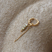 Oorbellen  - chain olive (paar)
