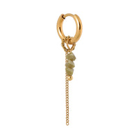Oorbellen  - chain olive (paar)