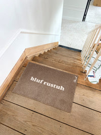 Vloermat 'bluf rustuh' (Cindy)