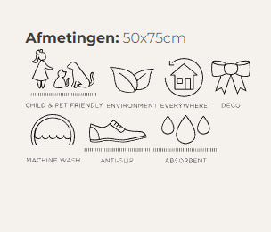 Vloermat 'home' (Cooper)