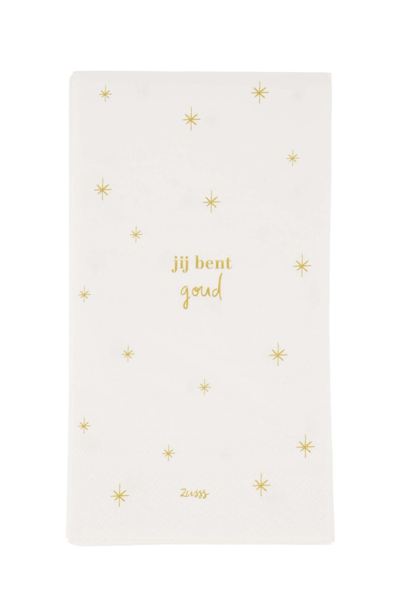 Servetten - jij bent goud