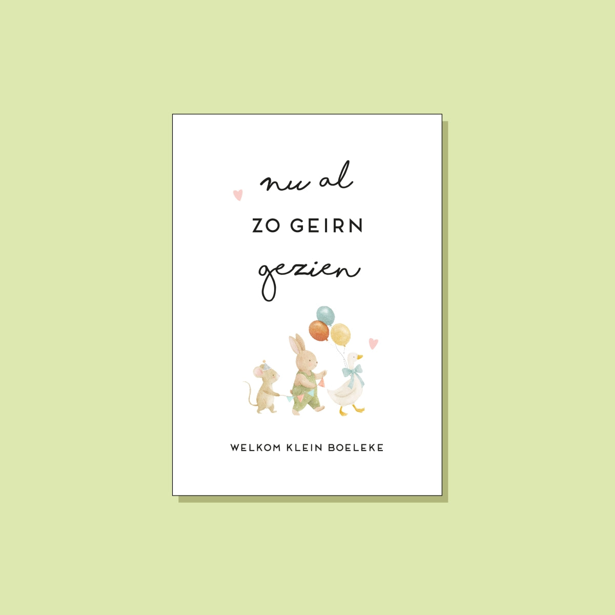 Nu al zo geirn gezien