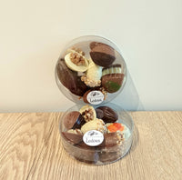 Rond doosje met 8 pralines