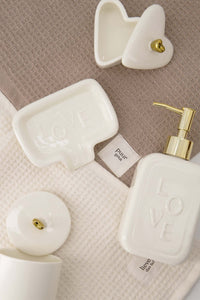 Zeeppomp keramiek 'love'