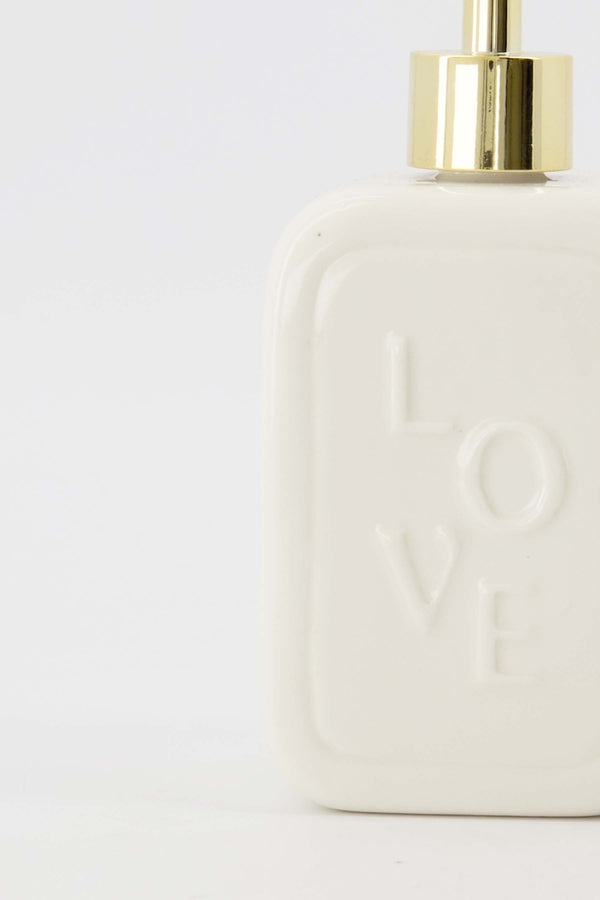 Zeeppomp keramiek 'love'