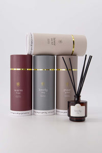 Geurstokjes in koker 'puur geluk'