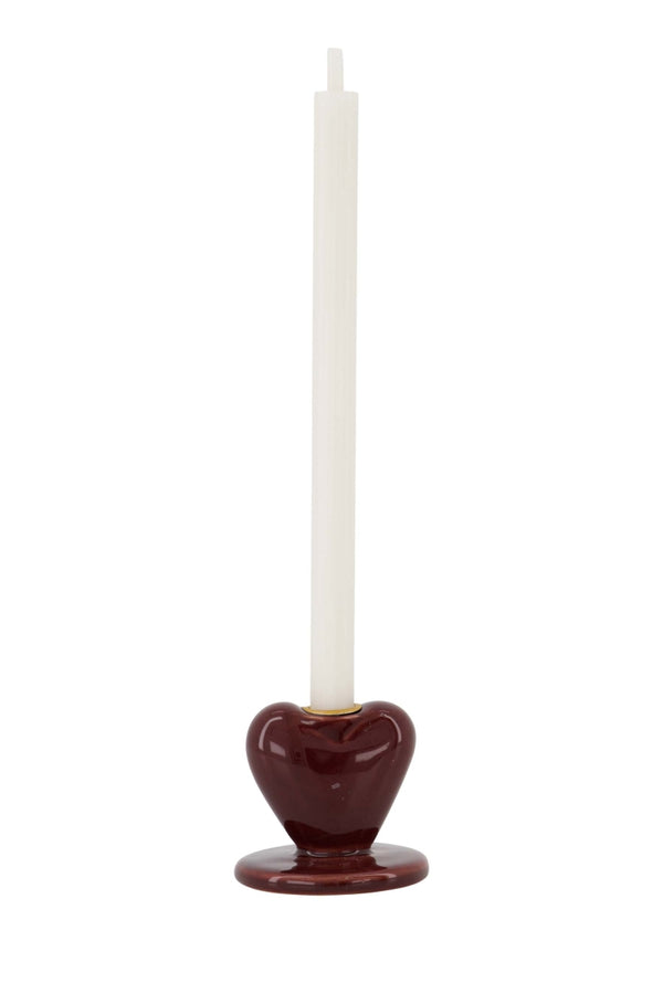 Kandelaartje keramiek hartje