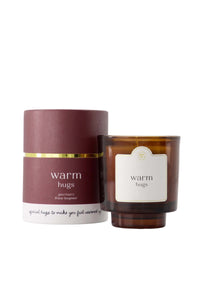 Geurkaars in koker 'warm hugs'